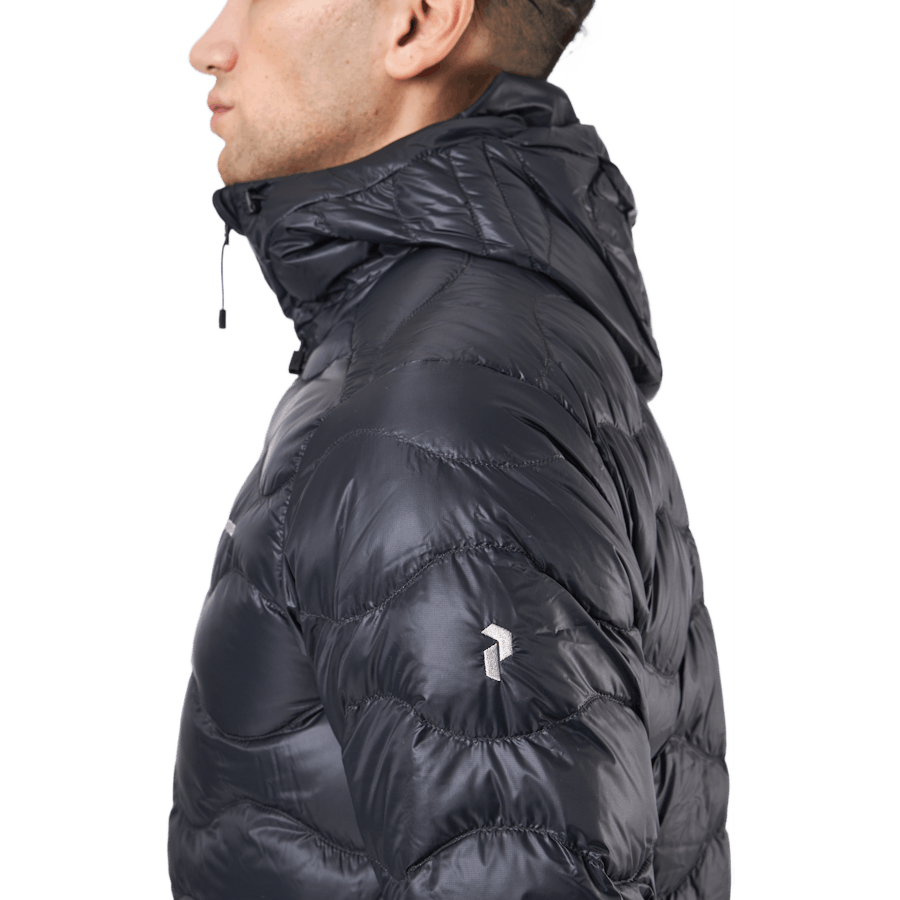 M Helium Down Hood Jacket Black