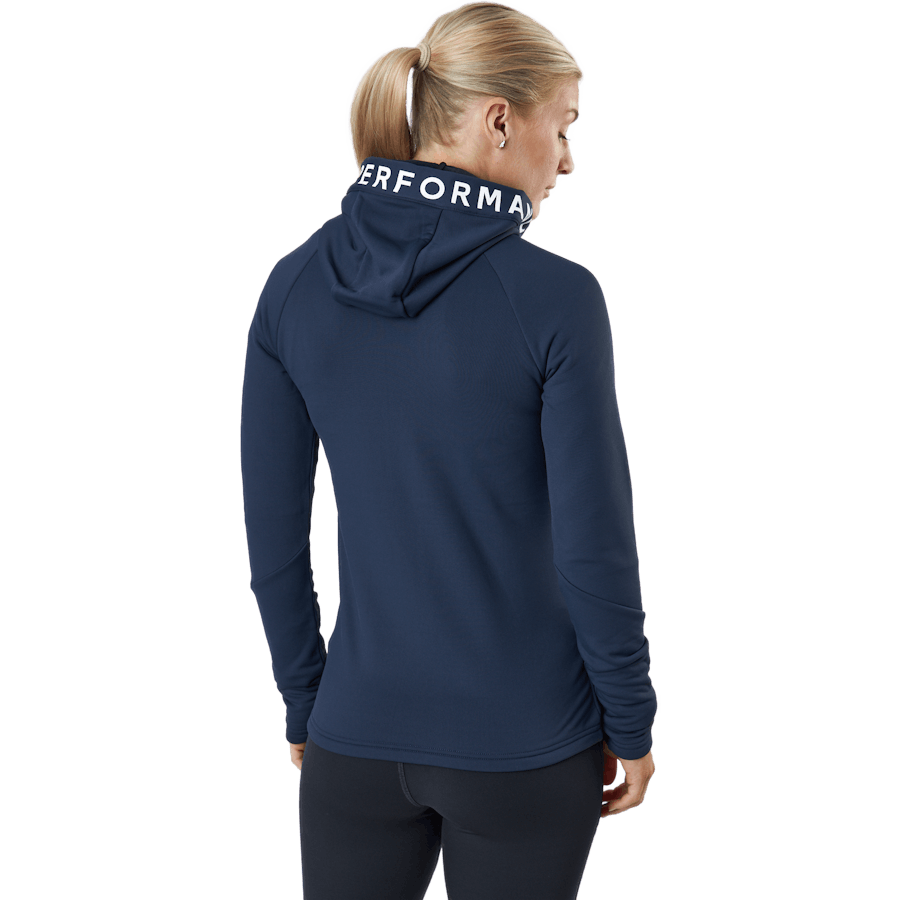 W Rider Zip Hood Blue Shadow