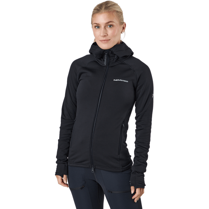 W Chill Light Zip Hood Black