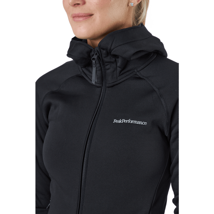 W Chill Light Zip Hood Black