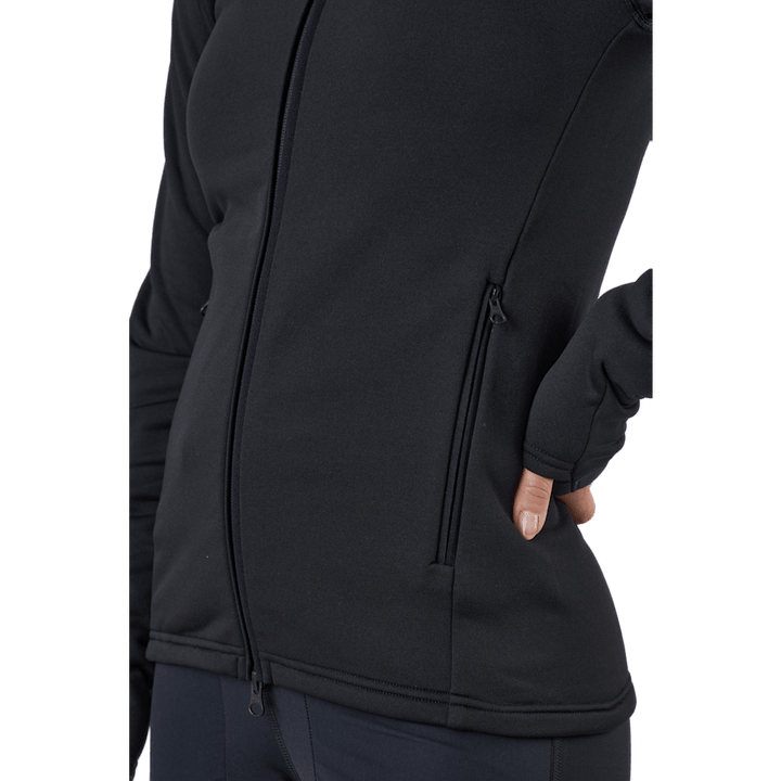 W Chill Light Zip Hood Black