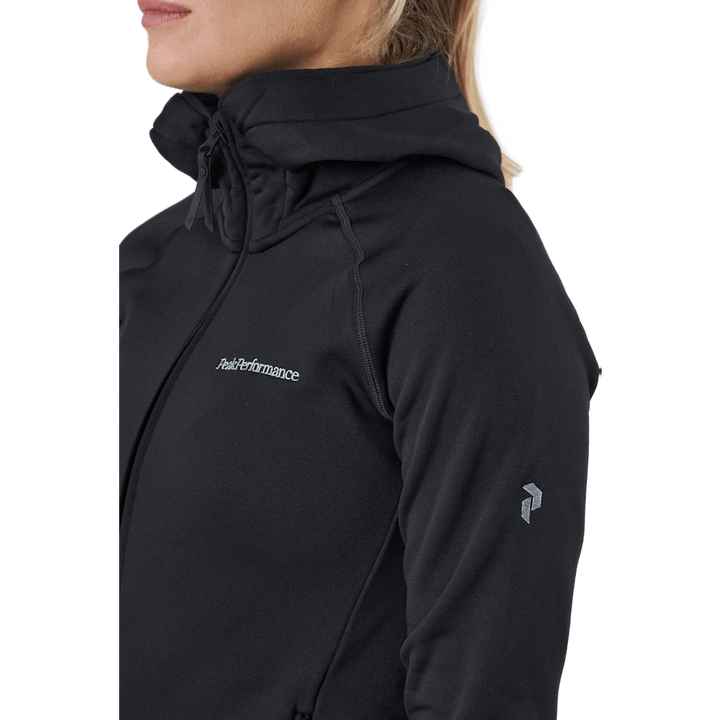 W Chill Light Zip Hood Black