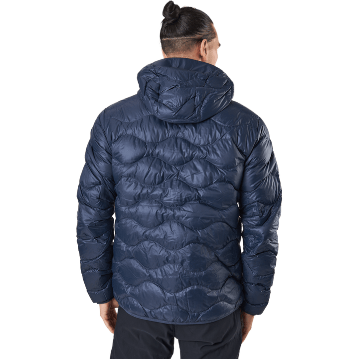 M Helium Down Hood Jacket Blue Shadow