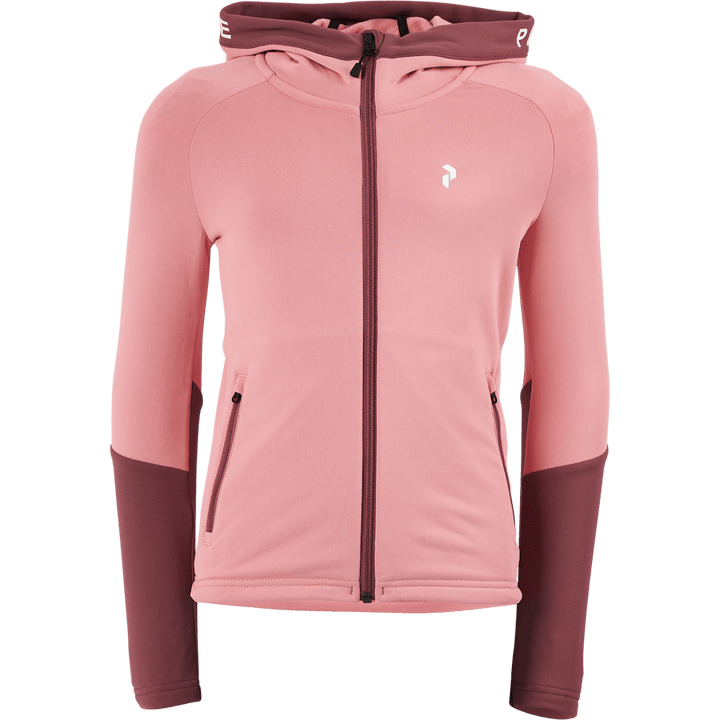 Junior Rider Zip Hood Warm Blush/rose Brown