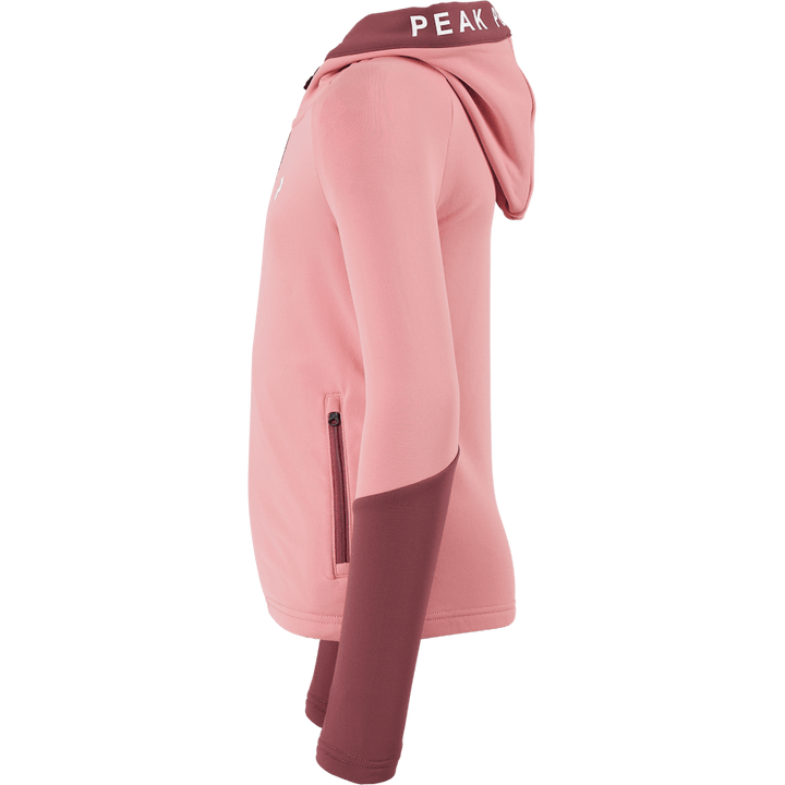 Junior Rider Zip Hood Warm Blush/rose Brown