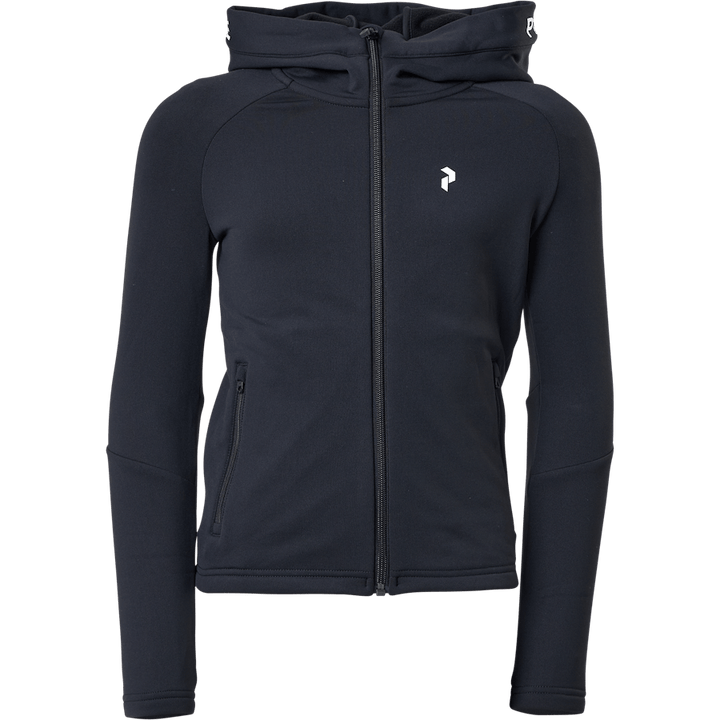 Junior Rider Zip Hood Black