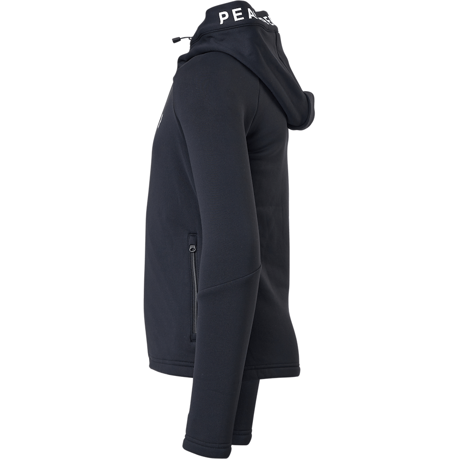 Junior Rider Zip Hood Black