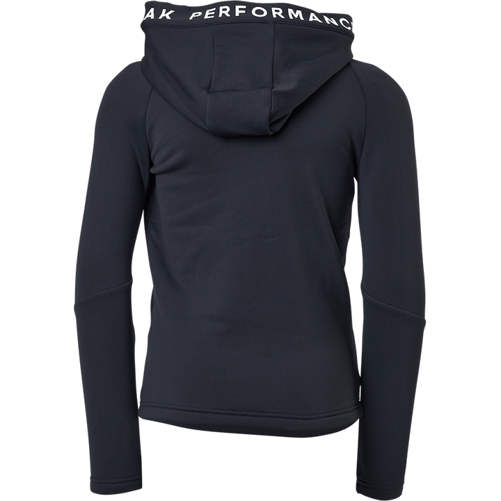 Junior Rider Zip Hood Black