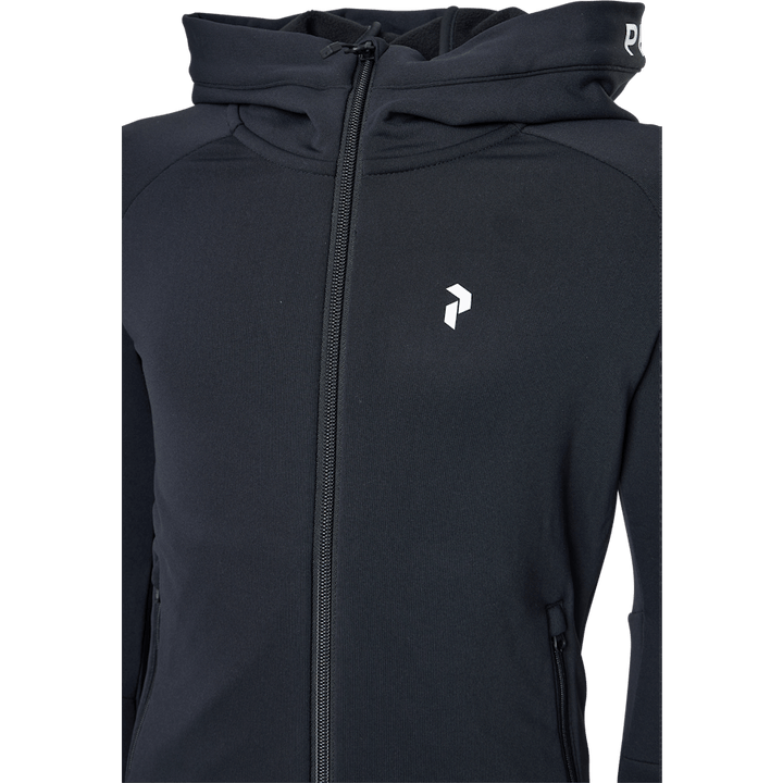 Junior Rider Zip Hood Black