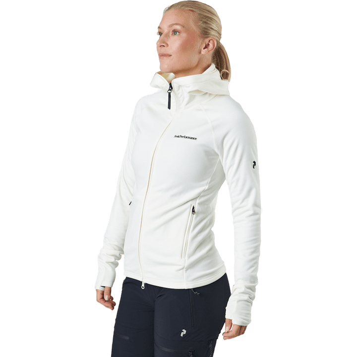 W Chill Light Zip Hood Vintage White