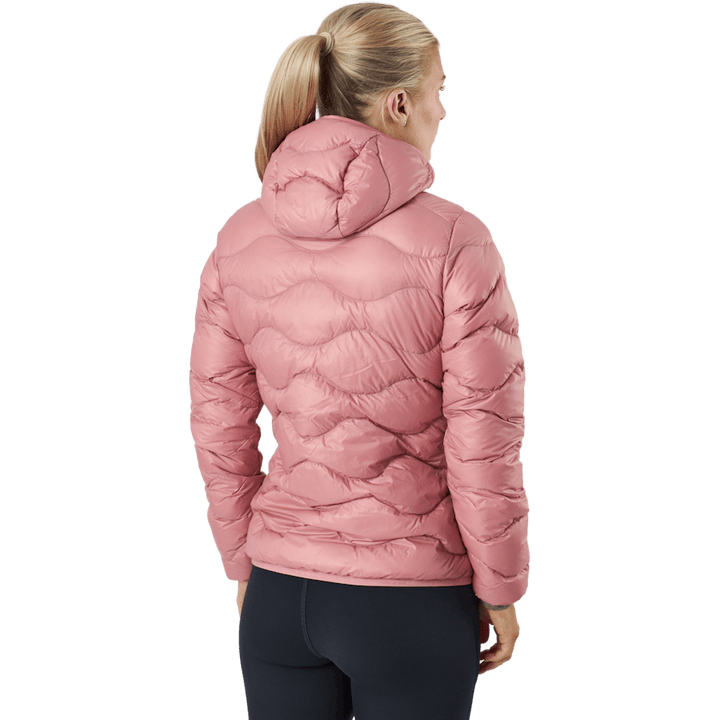 W Helium Down Hood Jacket Warm Blush