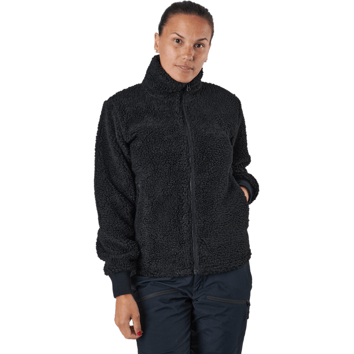 W Original Pile Zip Black