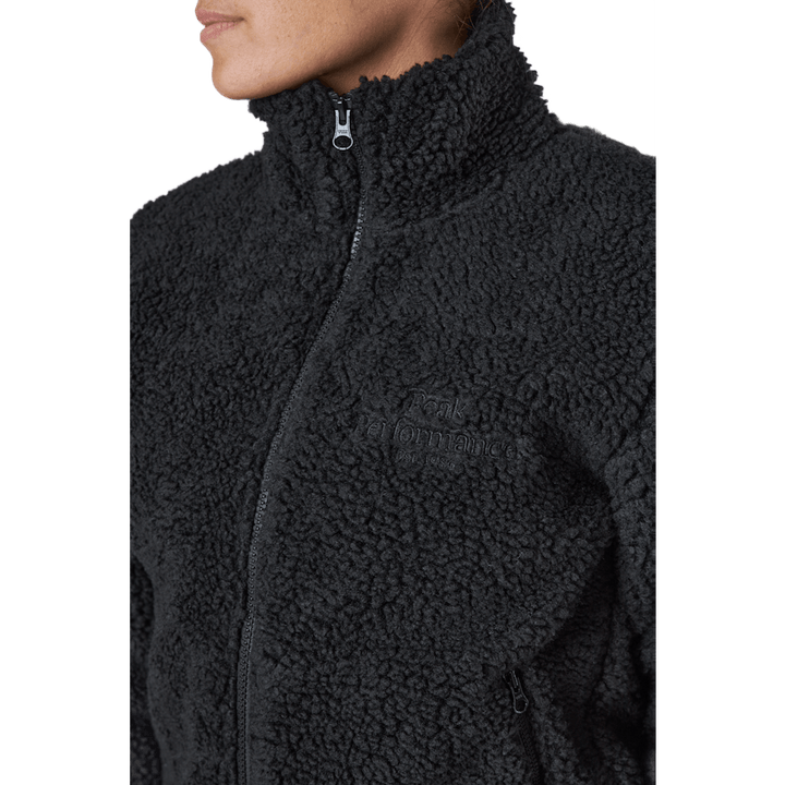 W Original Pile Zip Black