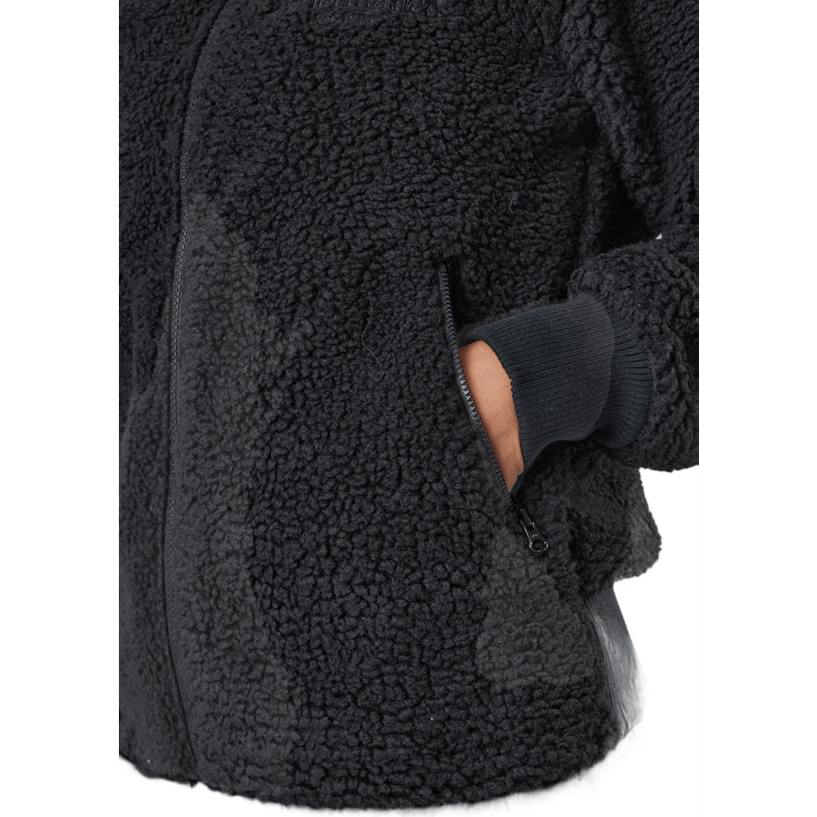 W Original Pile Zip Black