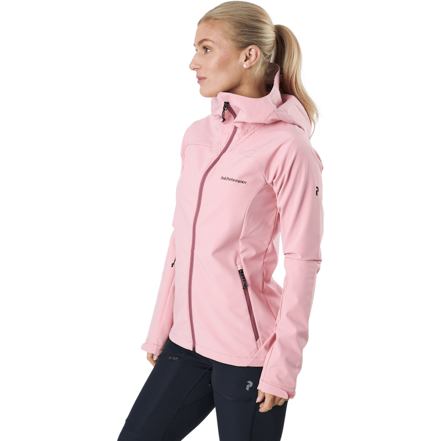 W Explore Hood Jacket Warm Blush