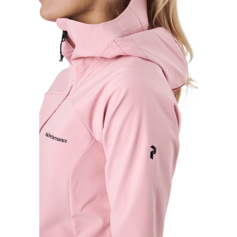 W Explore Hood Jacket Warm Blush