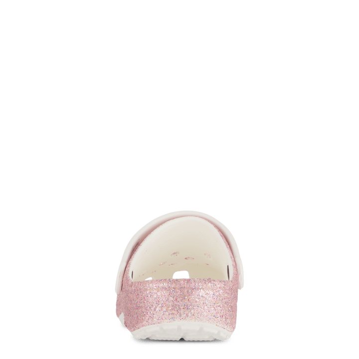 Classic Glitter Clog K White/Rainbow
