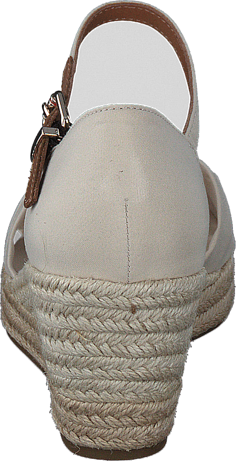 Základné otvorené topánky so stredným klinom Classic Beige