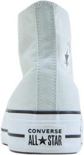 Chuck Taylor All Star Lift Argento chiaro/nero/bianco