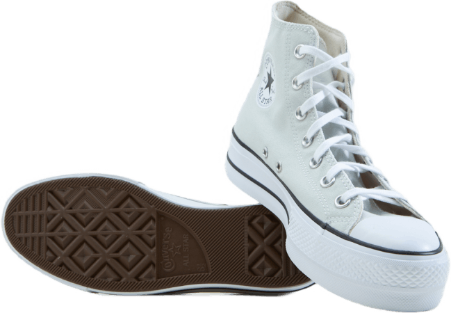 Chuck Taylor All Star Lift Argento chiaro/nero/bianco