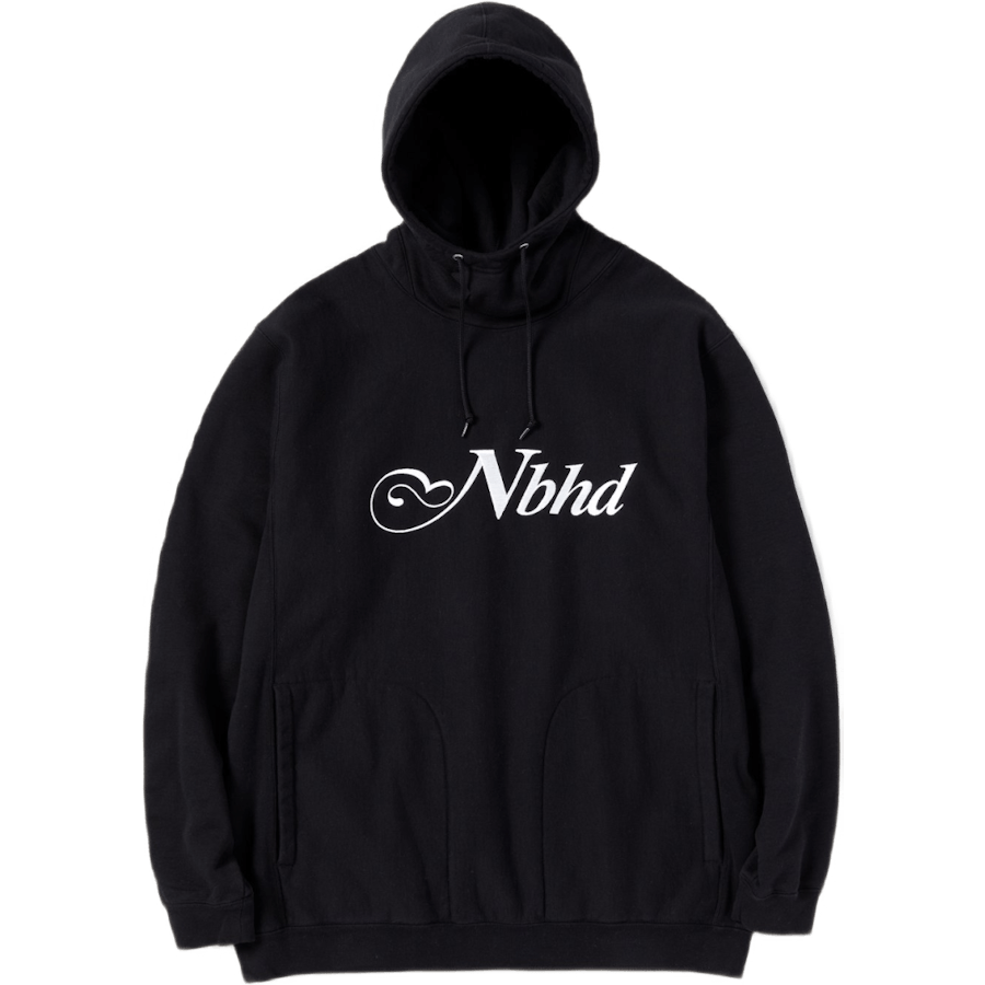 Jersey / C-hooded . Ls Black