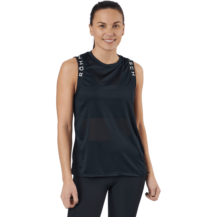 Kay Mesh Singlet Black