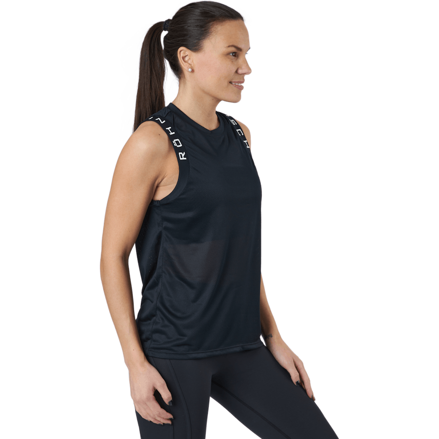 Kay Mesh Singlet Black