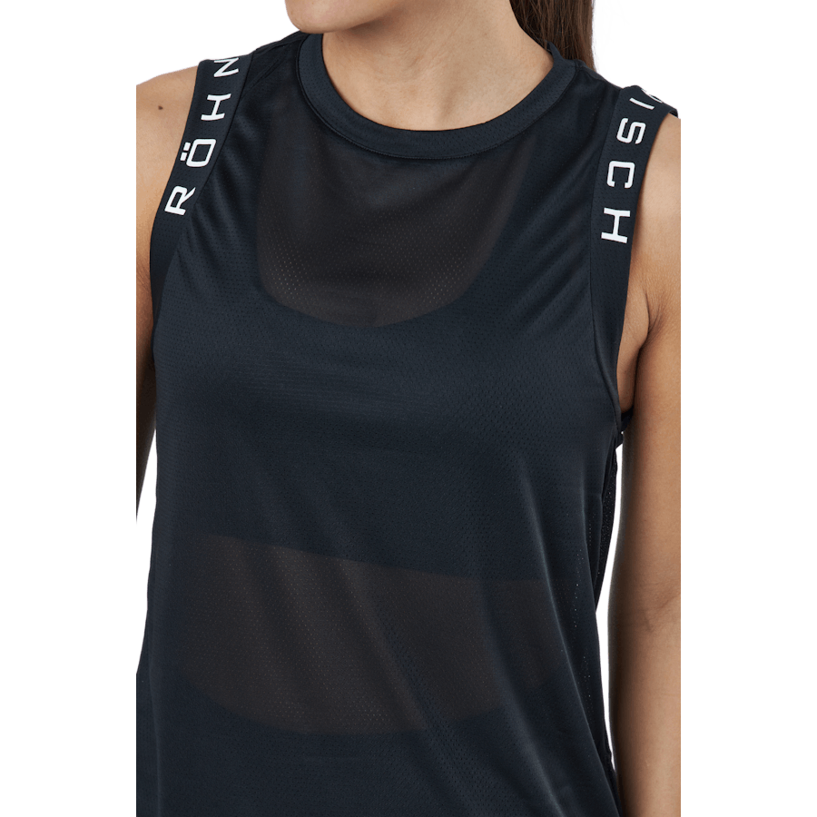 Kay Mesh Singlet Black
