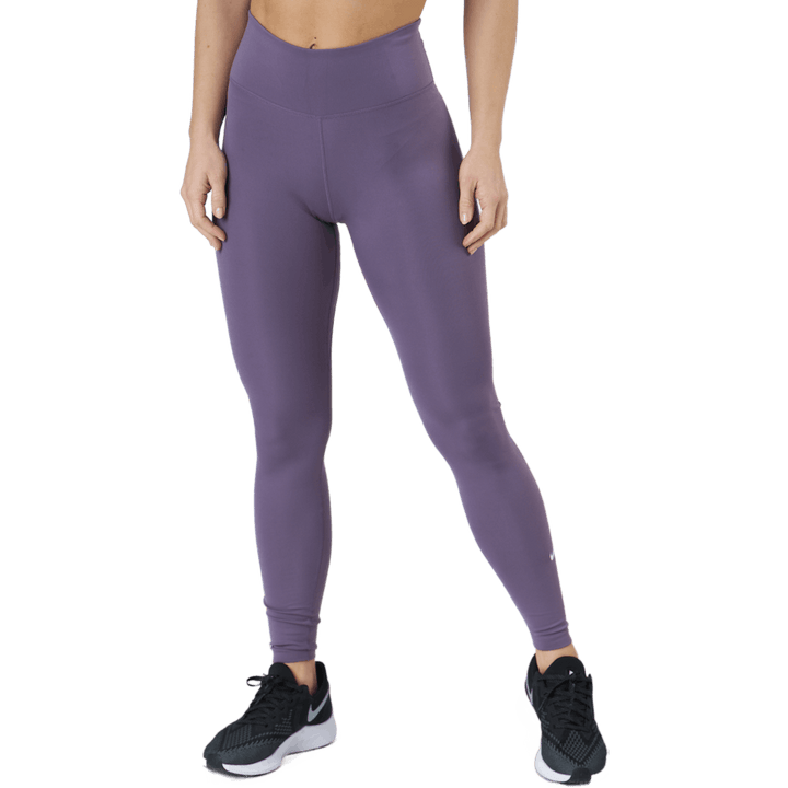 Nike Dri-fit One Women's Mid-r Amethyst Smoke/white