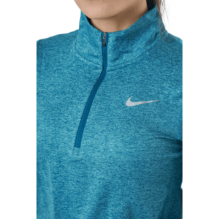 Nike Element Women's 1/2-zip R Marina/washed Teal/htr/reflect