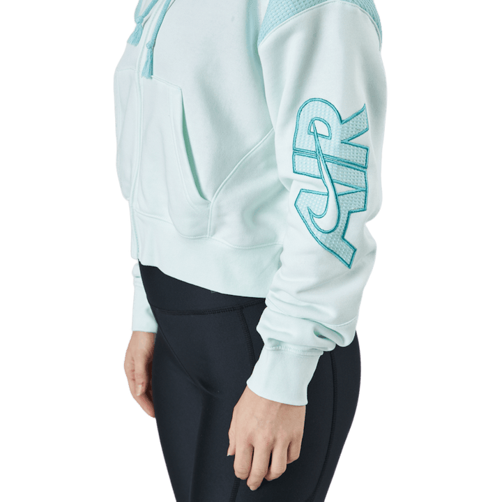 Nike Air Flyknit à fermeture éclair pour femme Vert pâle/rosée claire/délavé