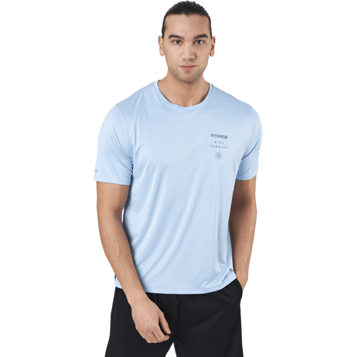 Nike Dri-fit Uv Run Division M Light Marine/reflective Silv