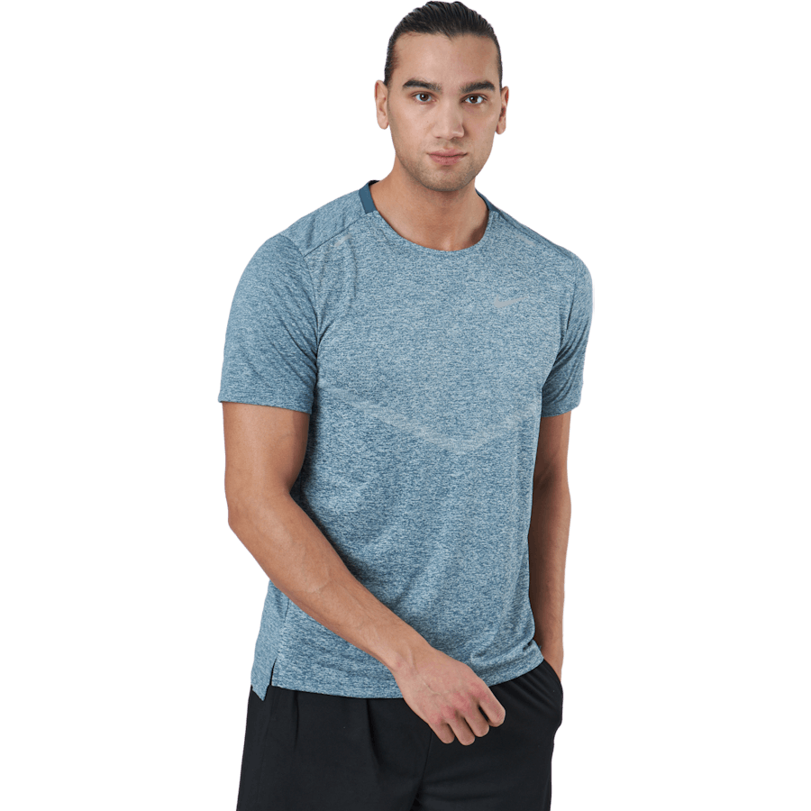 Nike Dri-fit Rise 365 Men's Sh Ash Green/htr/reflective Silv