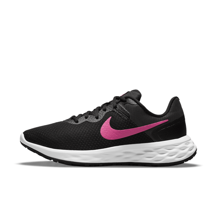 Nike Revolution 6 Runn pour Femme Noir/Rose Hyper/Gris Fer