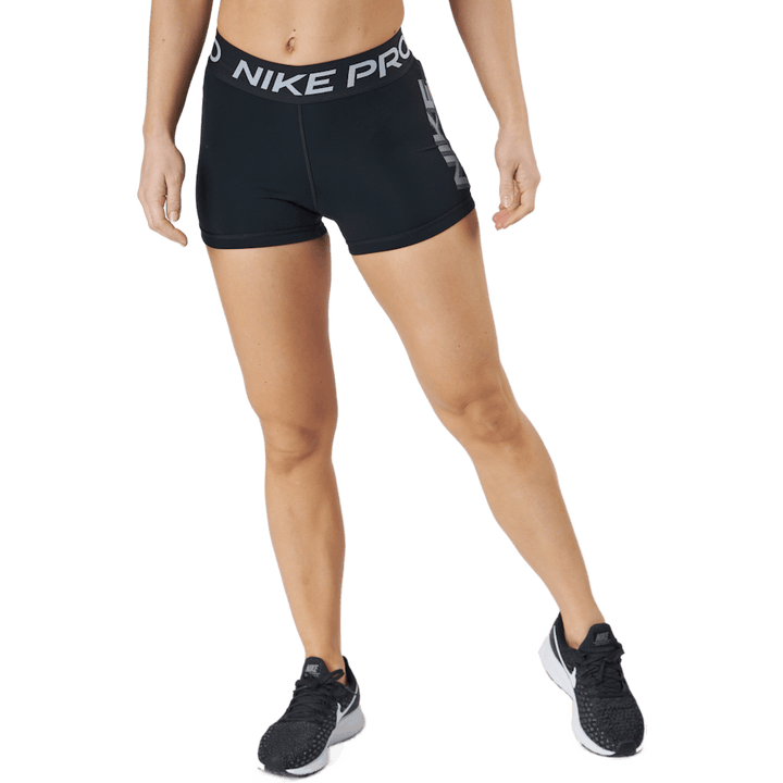 Nike Pro Dri-fit Women's 3" Gr Black/black/white