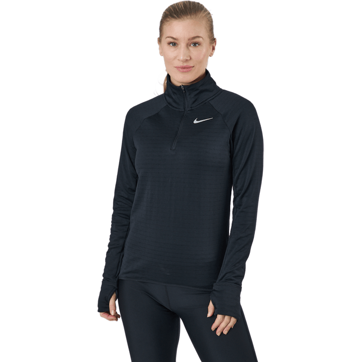 Therma-FIT Element Women's 1/2-Zip Running Top BLACK/REFLECTIVE SILV