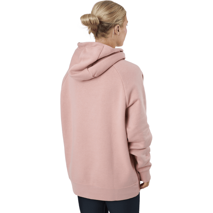 W Nsw Po Hoodie Os Bb Flc Prnt Rose Whisper/white