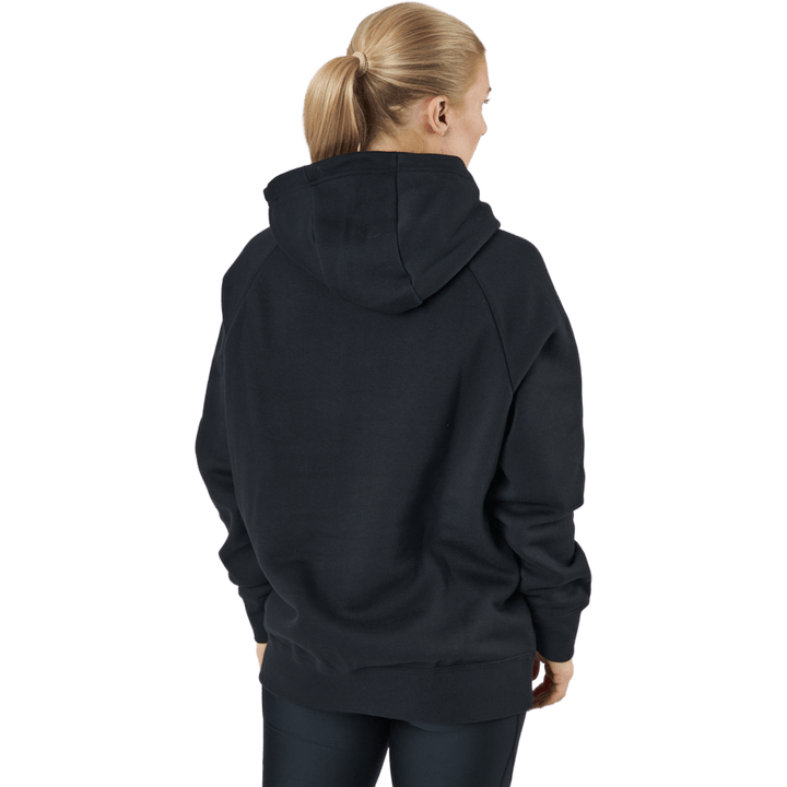 W Nsw Po Hoodie Os Bb Flc Prnt Black/white