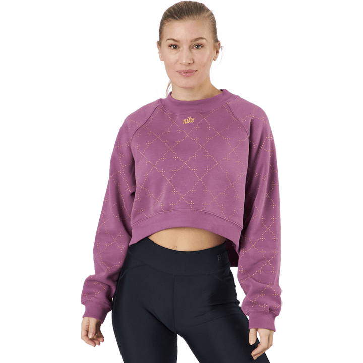 Nike Dri-fit Donna Novelty F Bordeaux chiaro/oro metallizzato