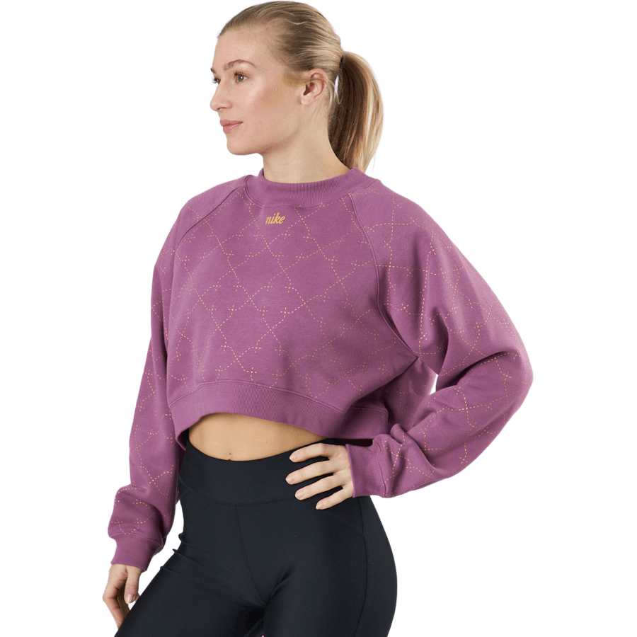 Nike Dri-fit Donna Novelty F Bordeaux chiaro/oro metallizzato