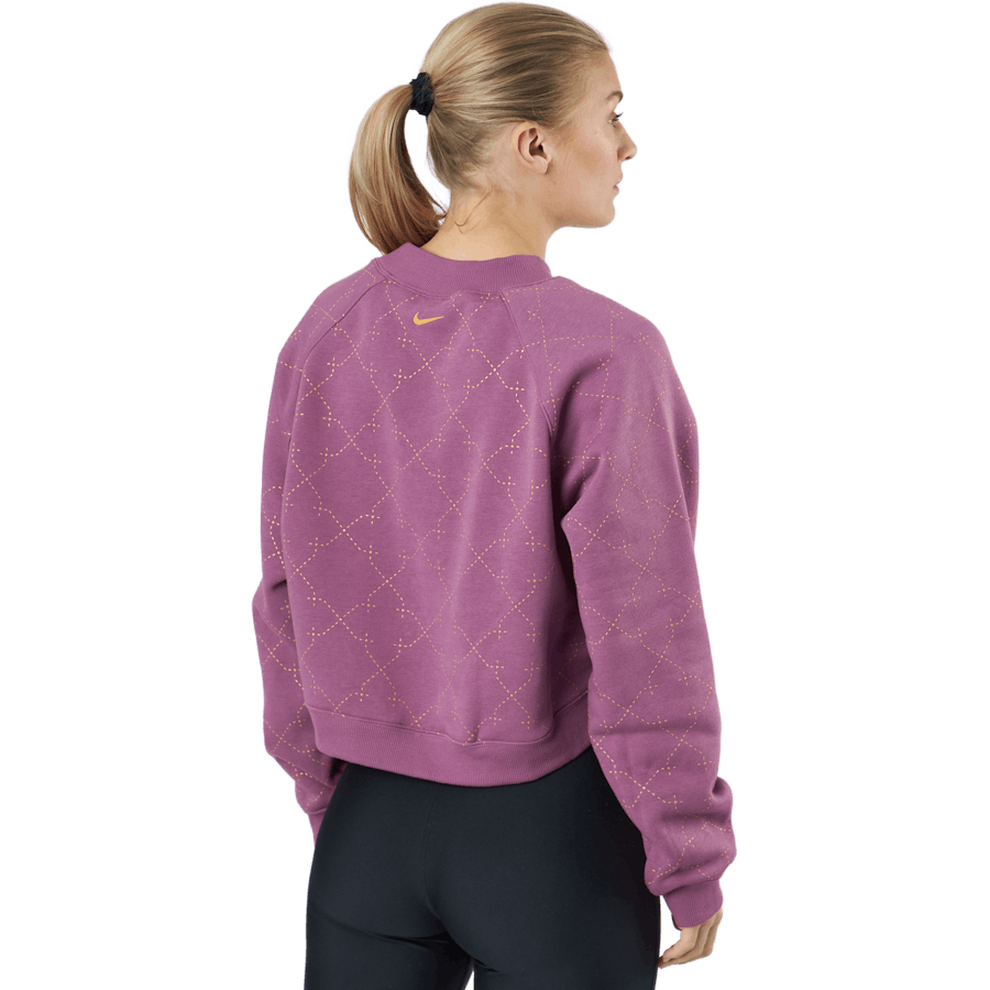 Nike Dri-fit Donna Novelty F Bordeaux chiaro/oro metallizzato