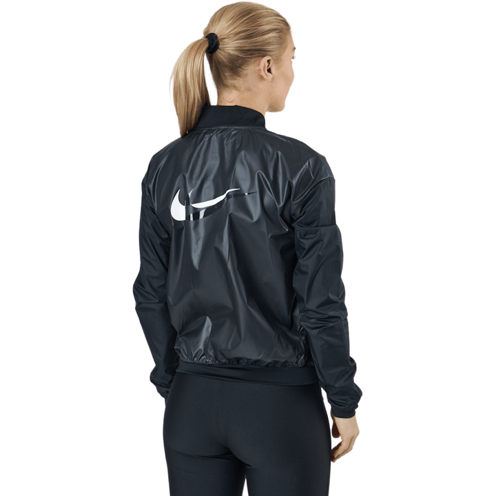 Swoosh Run Women's Running Jacket BLACK/WHITE