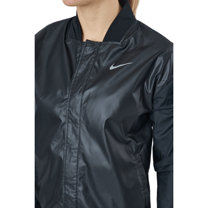 Swoosh Run Women's Running Jacket BLACK/WHITE