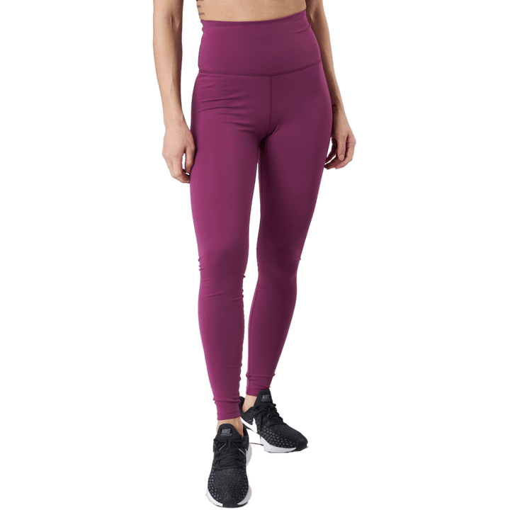 Nike One Dri-fit Women's High- Sangria/white