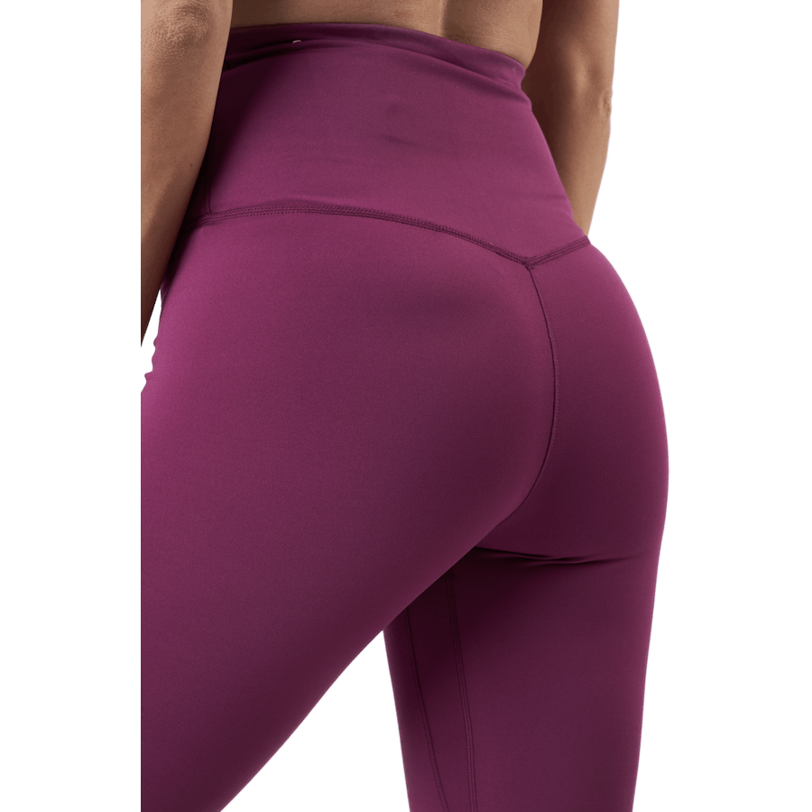 Nike One Dri-fit Women's High- Sangria/white