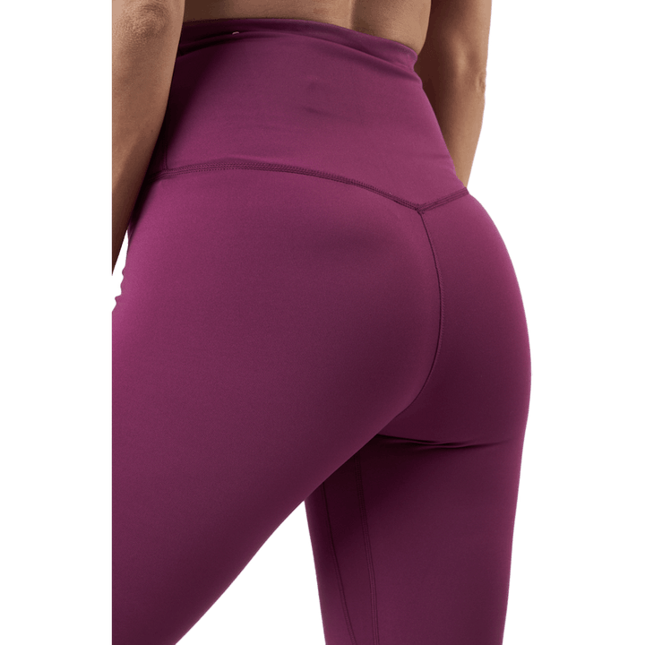 Nike One Dri-fit Women's High- Sangria/white