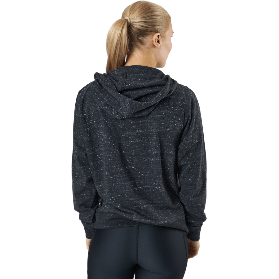 Sportswear Gym Vintage Women's Pullover Hoodie BLACK/WHITE