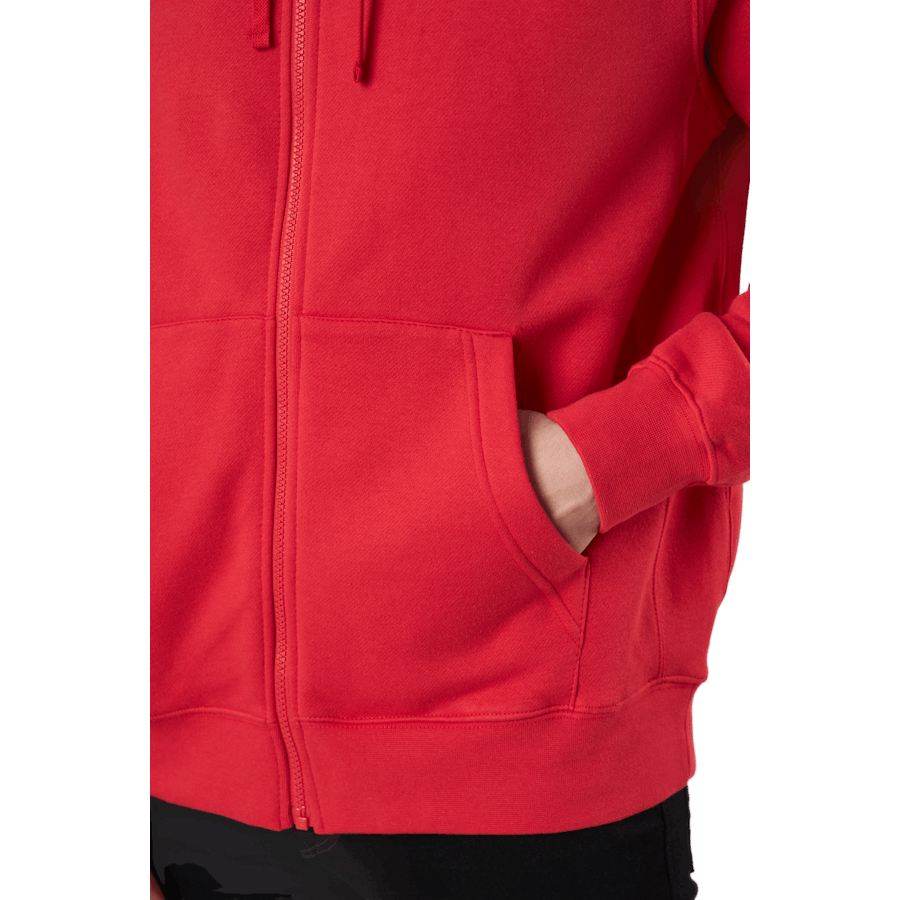 Sportswear Club Fleece Men's Full-Zip Hoodie UNIVERSITY RED/UNIVERSITY RED/WHITE