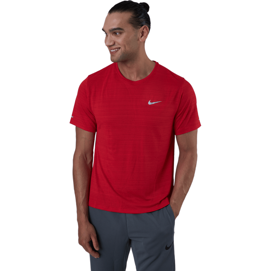 Nike Dri-fit Miler Men's Runni University Red/reflective Silv