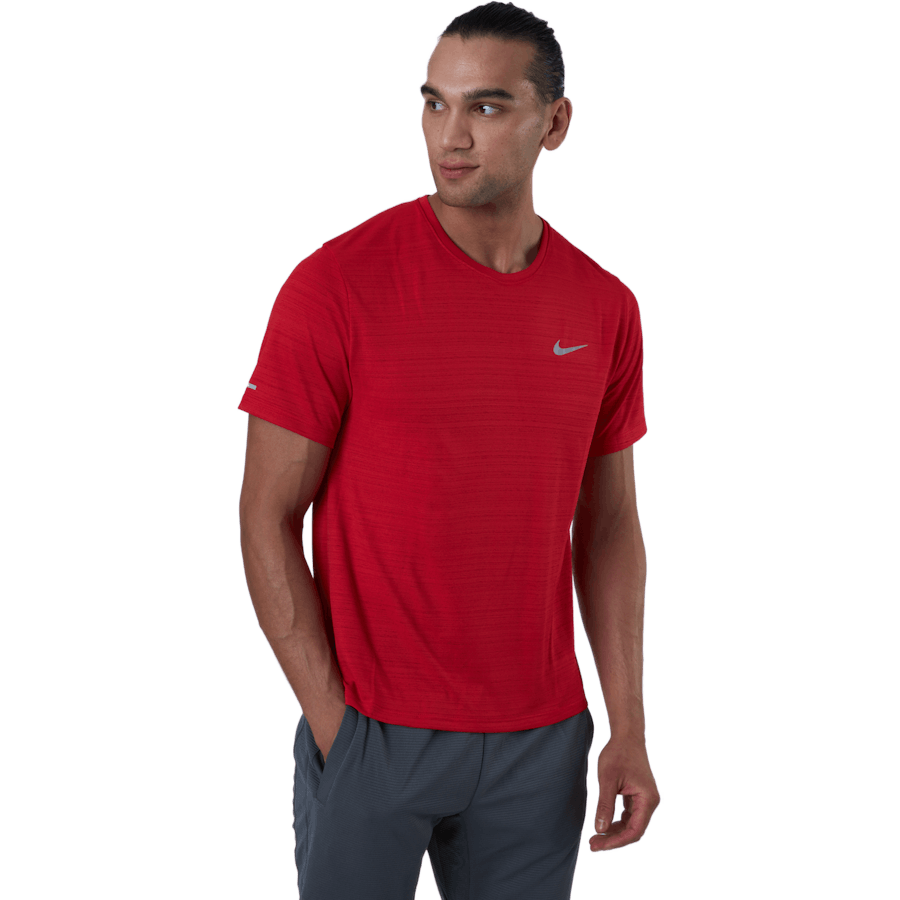 Nike Dri-fit Miler Men's Runni University Red/reflective Silv